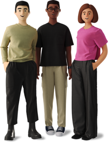 illustration people together
